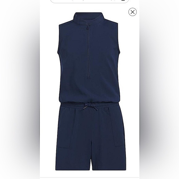 Adidas Navy Golf Romper Jumpsuit - Picture 1 of 7